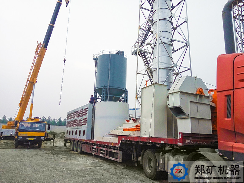 煤粉制備站安裝現場